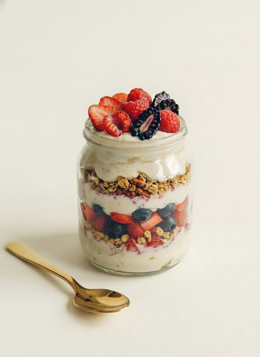 Island Berries & Cashew Cream Dessert Jar