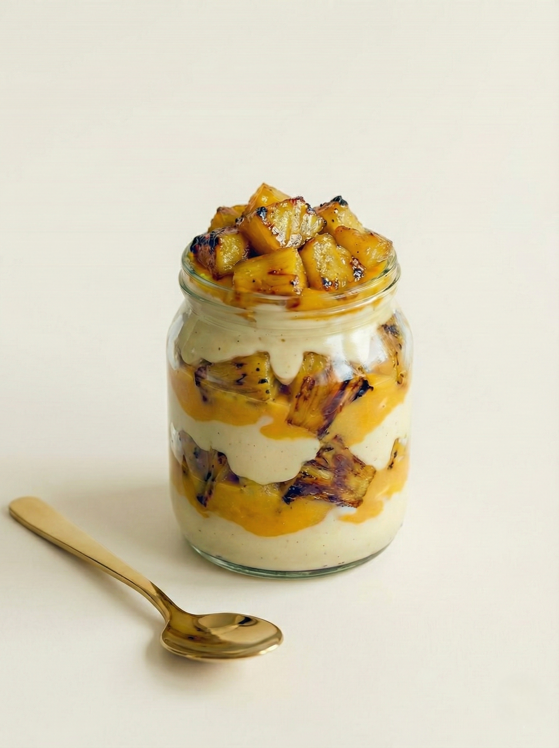 Pineapple Hawaiian Velvet Dessert Jar