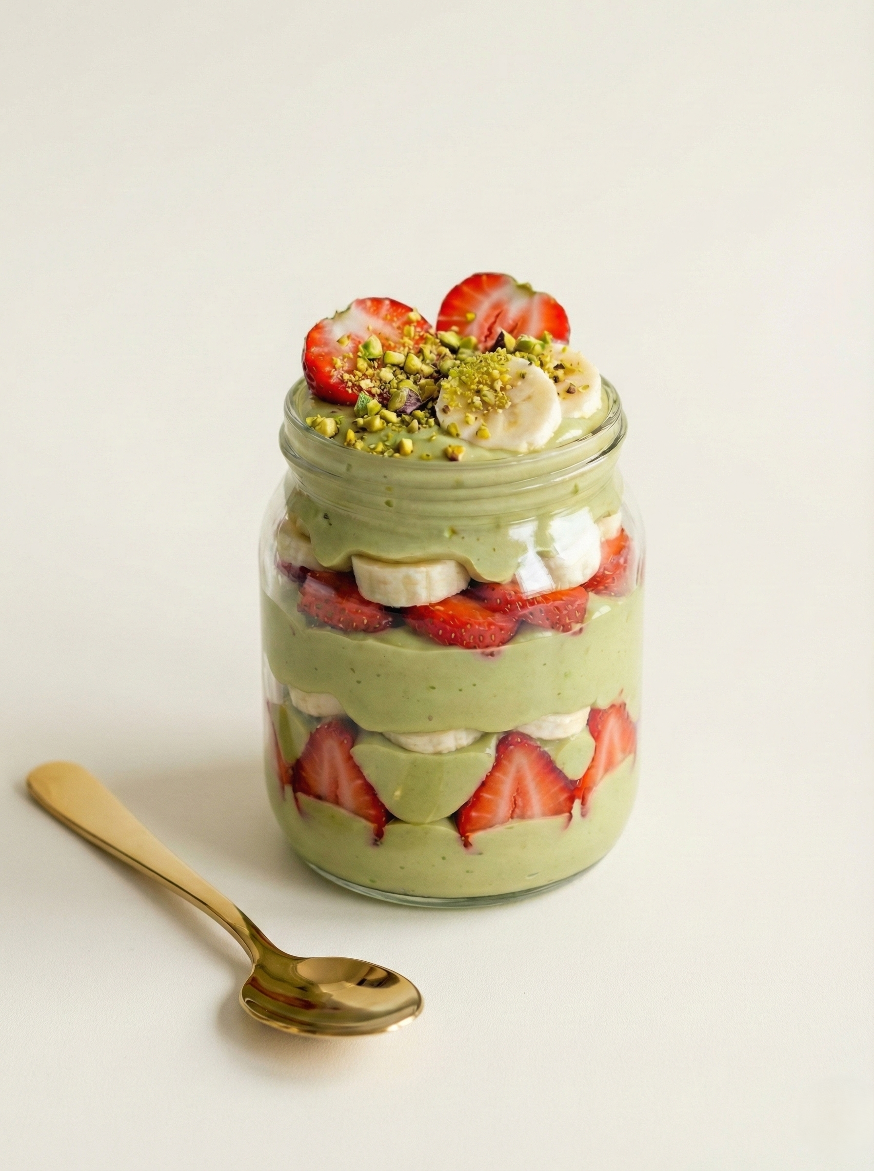 Strawbanana Pistachio Dream Dessert Jar