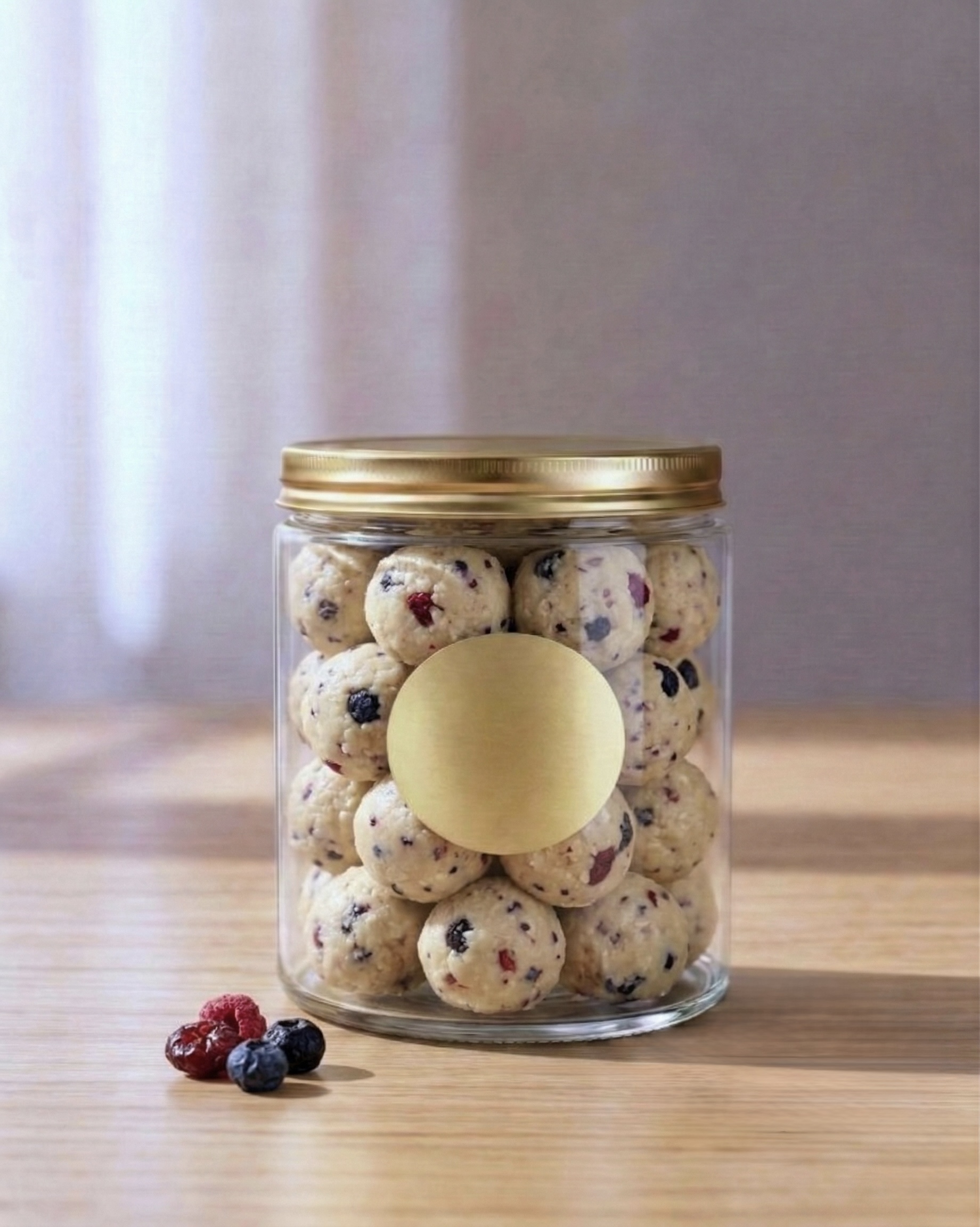 Island Cashews & Mix-Berries Balls (No Added Sugar)