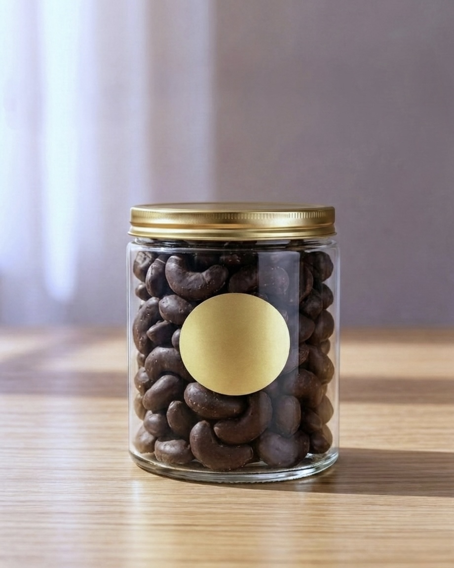 Dark Chocolate Coated Cashews (no Added Sugar)