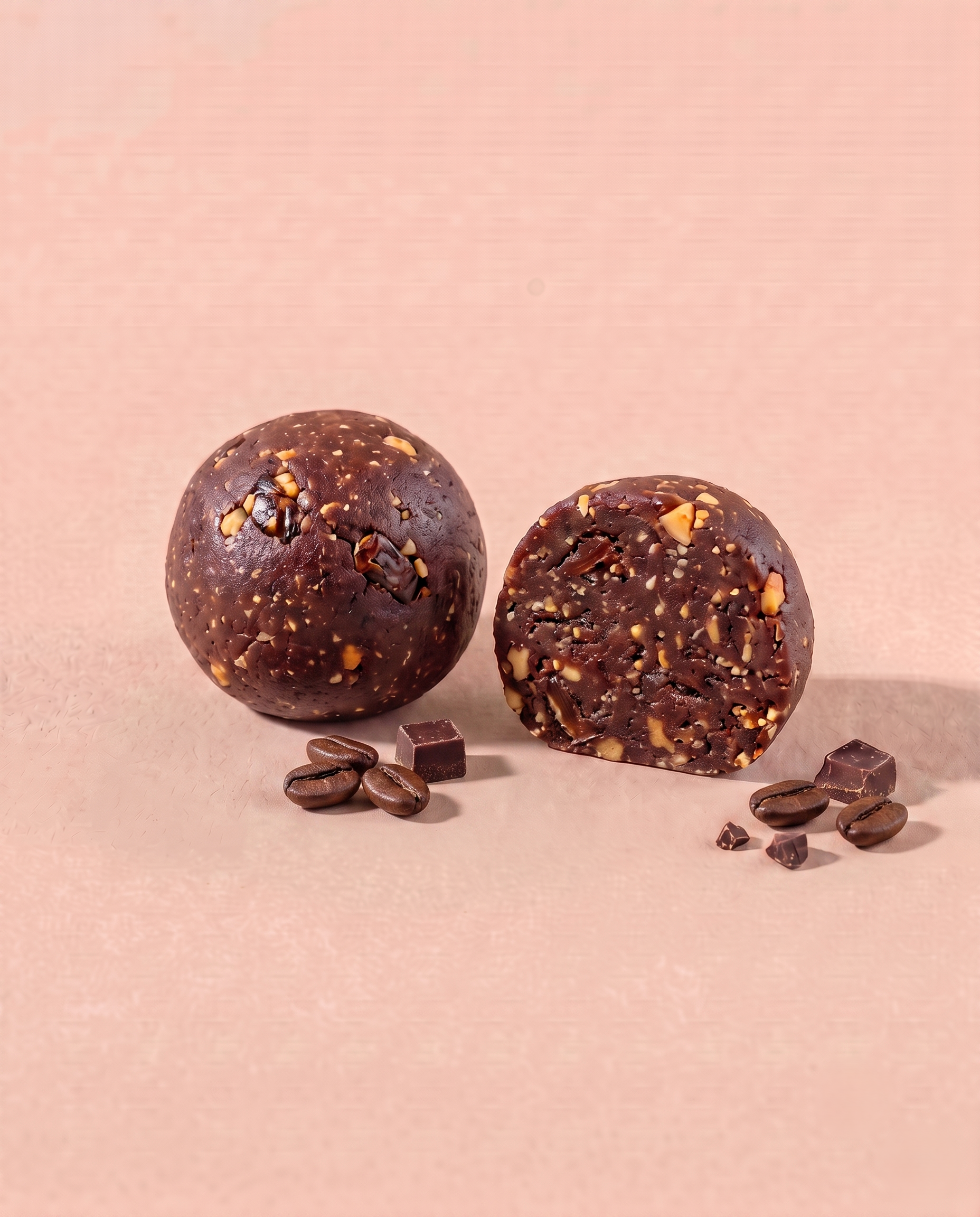 Guiltfree Coffee Nuts Dessert Balls (no Added Sugar)