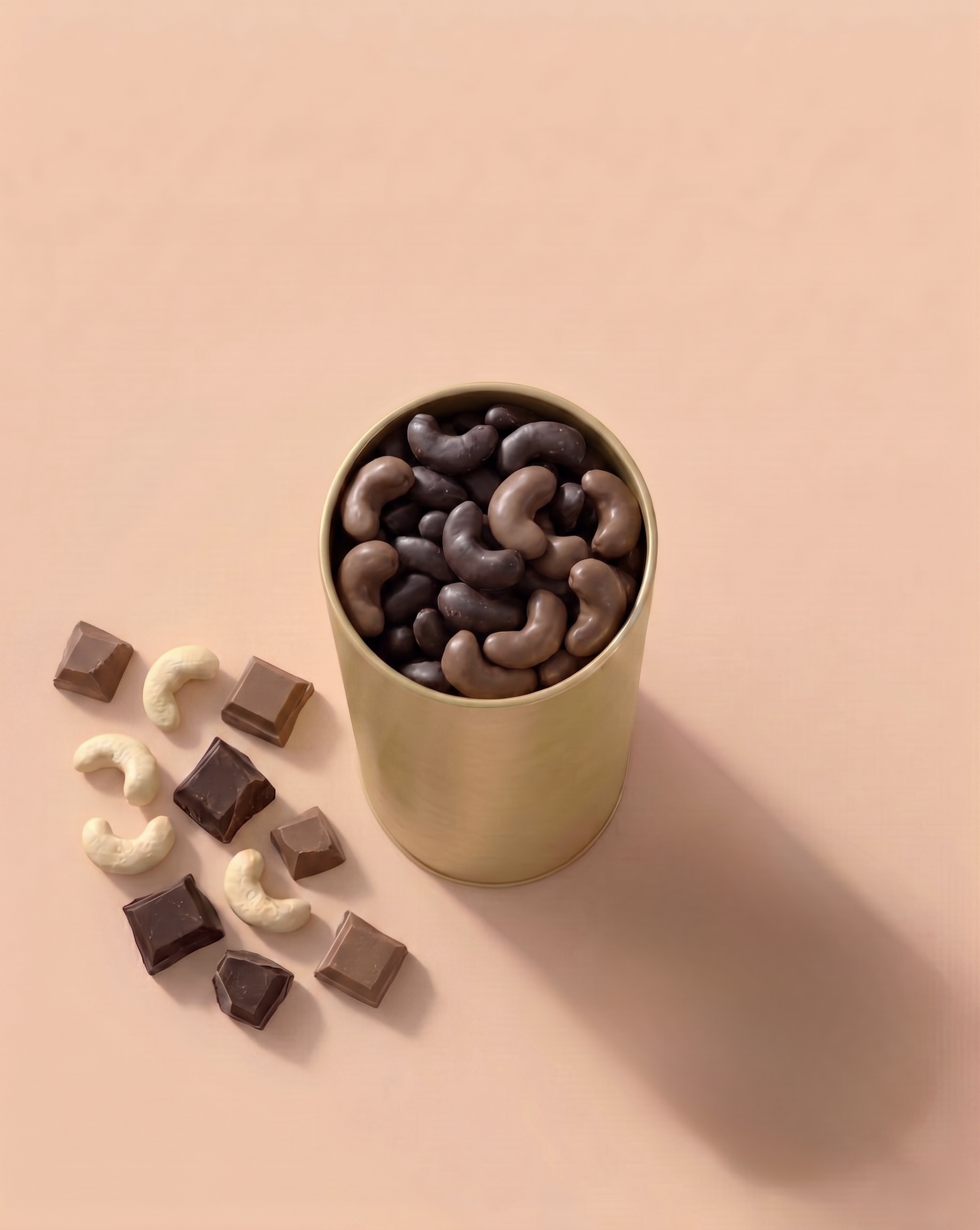Dark & MIlk Chocolate Coated Cashews (no Added Sugar)