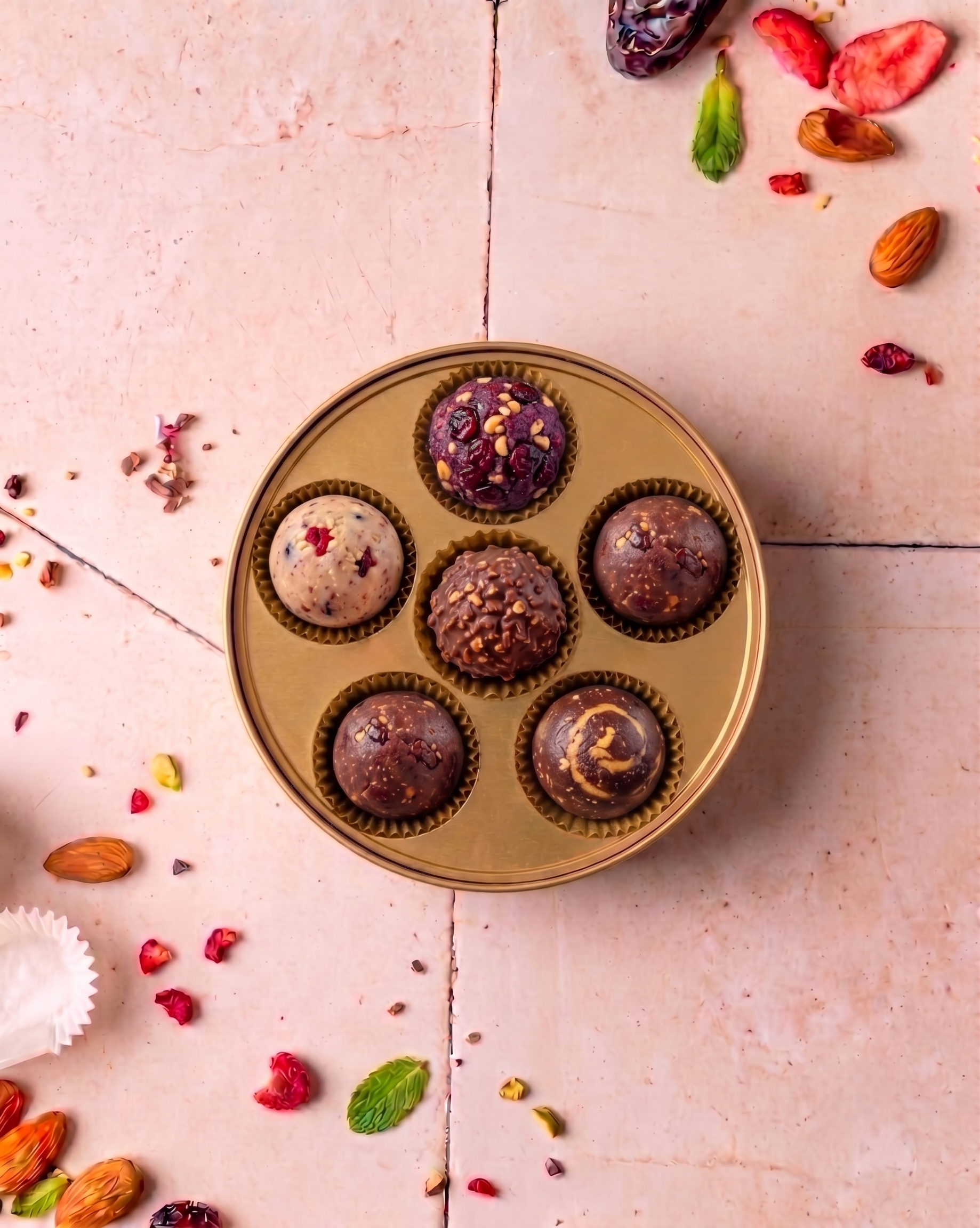 Artisanal Guiltfree Dessert Balls - Galaxy Box Of 6 Assortments